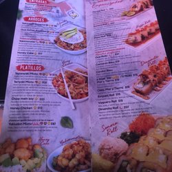 Que Rollo Sushi Bar Colosio - Menu. October 2019.