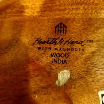 Magnolia Market - Magnolia brand beautiful wooden salad bowl - 4/29/2026 - Home Decor Near Me - Waco, Texas Magnolia Market - Magnolia brand beautiful wooden salad bowl - 4/29/2026 - Home Decor Near Me - Waco, Texas