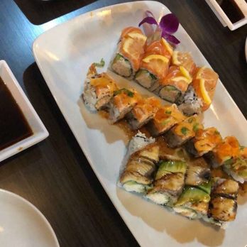 RYU SUSHI - Lemon roll, caterpillar and sexy salmon - Sushi Bars Near Me - Temecula, California RYU SUSHI - Lemon roll, caterpillar and sexy salmon - Sushi Bars Near Me - Temecula, California