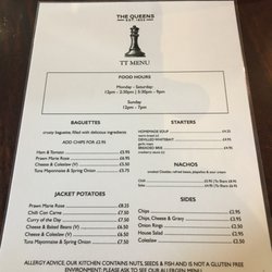 Queens Hotel - TT MENU