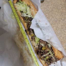 You see the measurement... 13 ounces of steak. Most places give you a 10 steak minimum... You see the measurement... 13 ounces of steak. Most places give you a 10 steak minimum...