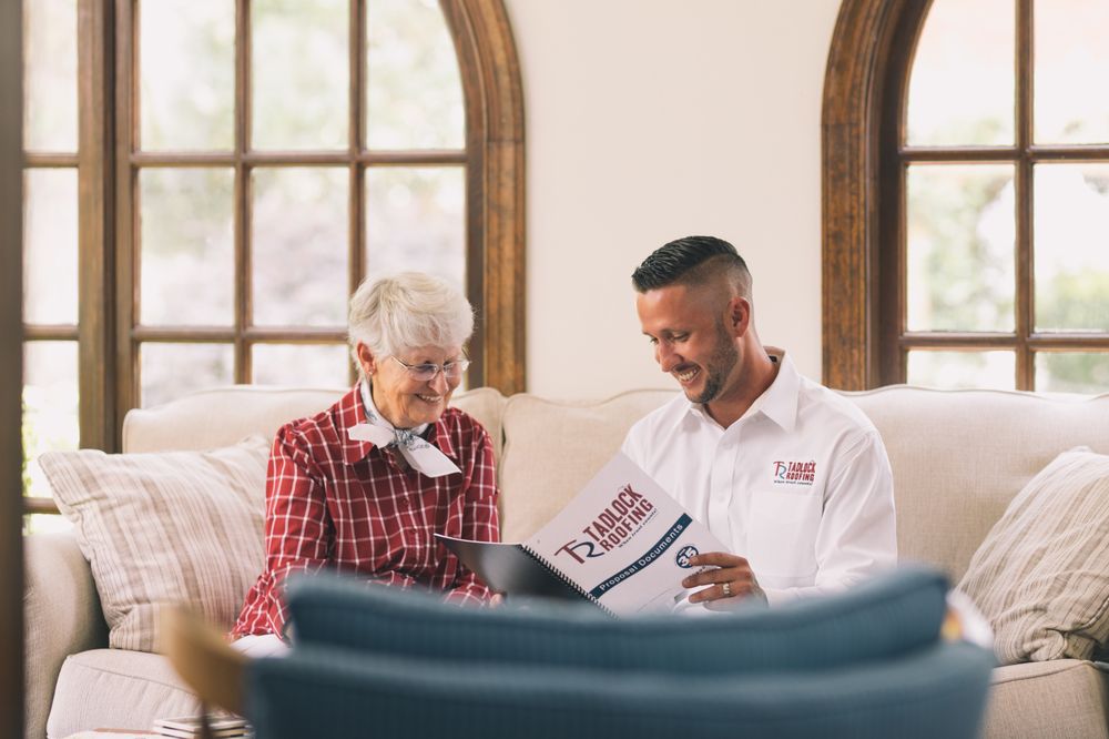 Slide of Tadlock Roofing