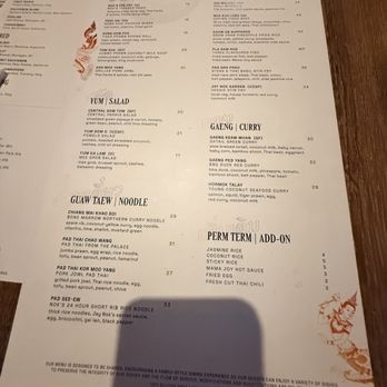 Jay Nok - Menu - Thai Near Me - Vancouver, British Columbia
