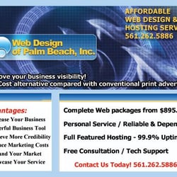 Web Design of Palm Beach