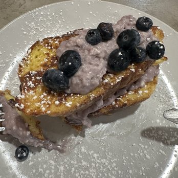 Cafe Pink Blossom - Blueberry Pink Blossom Stuffed French Toast - Breakfast & Brunch Near Me - Lewes, Delaware