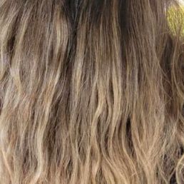 My hair before Annie worked on it