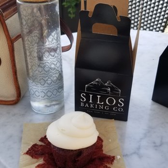 Silos Baking - Red velvet cupcake $3.50. A lot of frosting, but I didn't mind. - Cupcakes Near Me - Waco, Texas Silos Baking - Red velvet cupcake $3.50. A lot of frosting, but I didn't mind. - Cupcakes Near Me - Waco, Texas