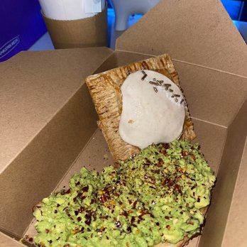Window Coffee Bar - Avocado toast,  Date Pastry, Lavender Milk Tea, with a splash of Vanilla - Coffee & Tea Near Me - Phoenix, Arizona