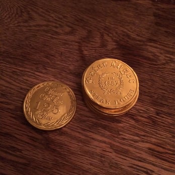 Peter Luger - The chocolate coins we received last year. - Steakhouses Near Me - Brooklyn, New York