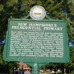 New Hampshire's Presidential Primary Historical Marker - New Hampshire’s Presidential Primary Historical Marker in Concord NH