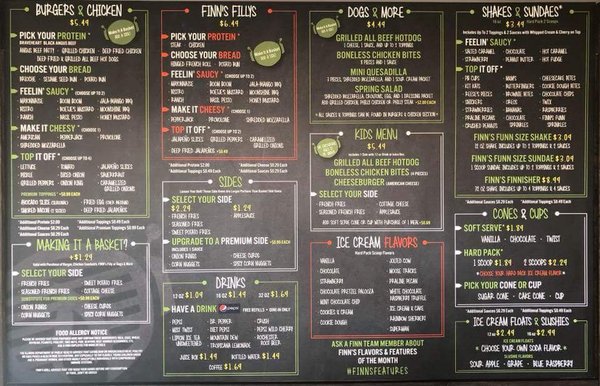 Menu photo 3 FINNS GRILL Milan, IL