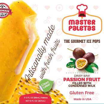 Master Paletas - Passiont Fruit w/ Condensed Milk - Ice Cream & Frozen Yogurt Near Me - Miami, Florida Master Paletas - Passiont Fruit w/ Condensed Milk - Ice Cream & Frozen Yogurt Near Me - Miami, Florida