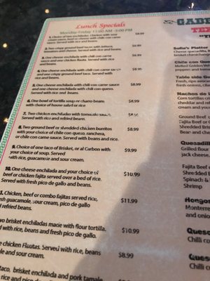 Menu photo 4 Gabriela & Sofia's Tex-Mex Dallas, TX