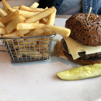 Yard House - 06/17/2025: Truffle Burger with regular fries. Cooked to a perfect medium temp as ordered. - New American Near Me - San Jose, California Yard House - 06/17/2025: Truffle Burger with regular fries. Cooked to a perfect medium temp as ordered. - New American Near Me - San Jose, California
