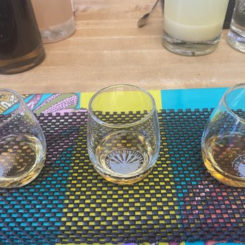 Thumb Butte Distillery - three glasses of beer on a table - Distilleries Near Me - Prescott, Arizona Thumb Butte Distillery - three glasses of beer on a table - Distilleries Near Me - Prescott, Arizona