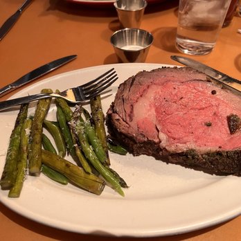 The Arrogant Butcher - Prime rib with green beans and asparagus  Slow Roasted Prime Rib* - American Near Me - Phoenix, Arizona