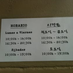 Alimentacion Han Kuk Corean - Horario