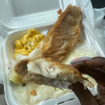 Homestyle - a person holding a sandwich in a styrofoam container - Southern Near Me - Opa Locka, Florida