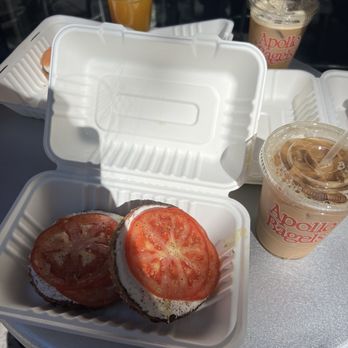 Apollo Bagels - Tomato Cream Cheese Bagel - Bagels Near Me - New York, New York Apollo Bagels - Tomato Cream Cheese Bagel - Bagels Near Me - New York, New York