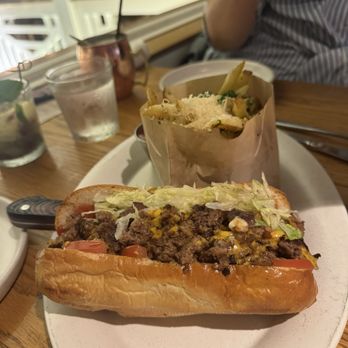 Tower 12 - Chopped Cheese Sandwich - Bars Near Me - Hermosa Beach, California