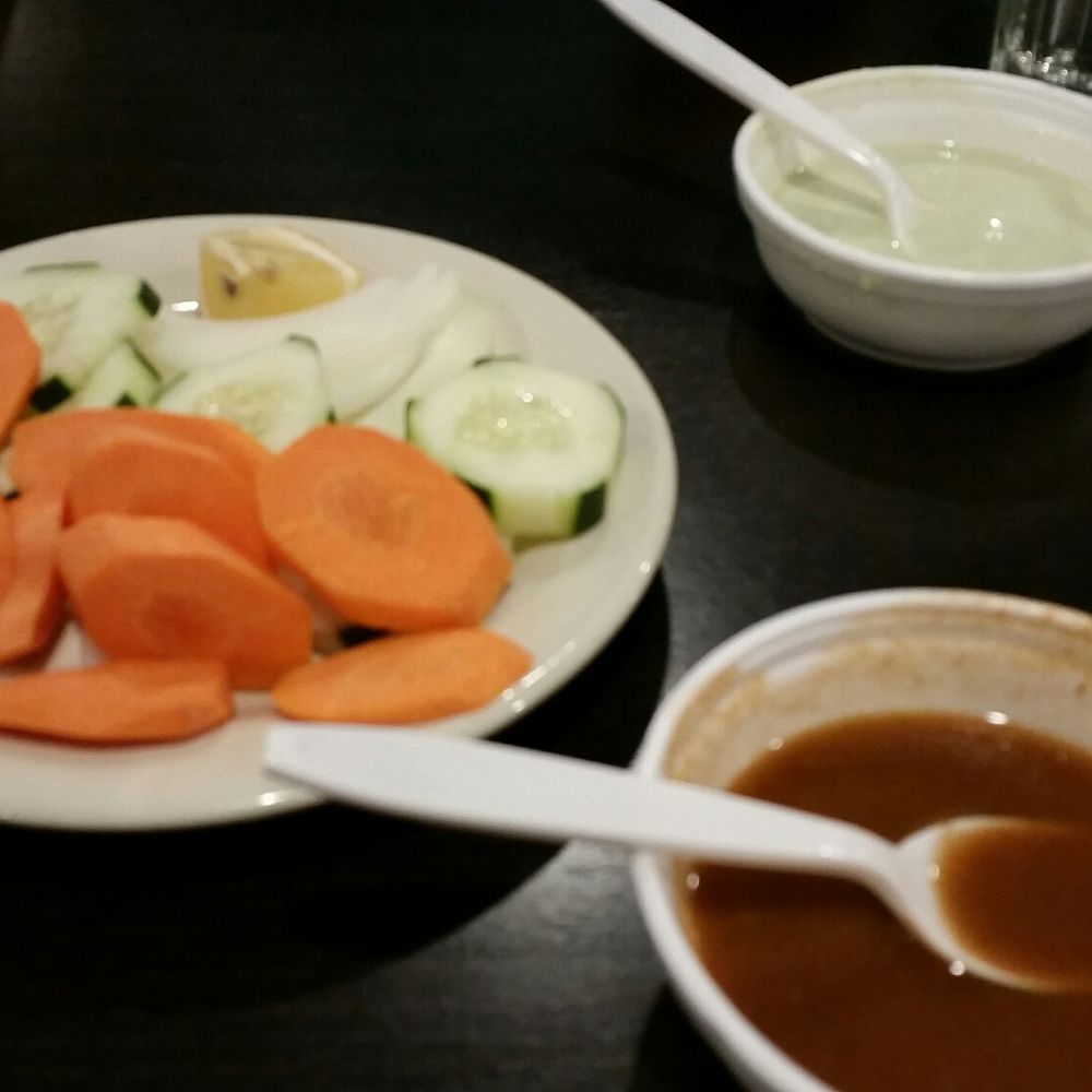 BBQ Tonite Modern Indo-Pak Kitchen - Sad side salad, sauces - Indian Near Me - Carrollton, Texas BBQ Tonite Modern Indo-Pak Kitchen - Sad side salad, sauces - Indian Near Me - Carrollton, Texas