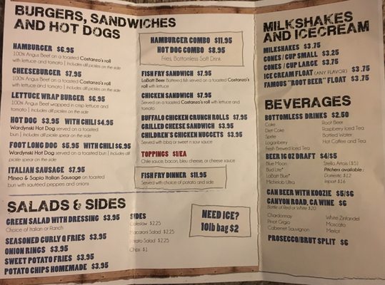 Menu photo 1 Lumberjacks Patio Grill North Tonawanda, NY