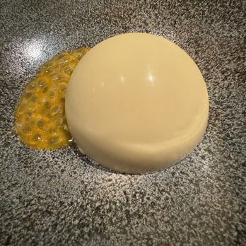 1601 Bar & Kitchen - White chocolate-passion fruit mousse dome - Asian Fusion Near Me - San Francisco, California 1601 Bar & Kitchen - White chocolate-passion fruit mousse dome - Asian Fusion Near Me - San Francisco, California