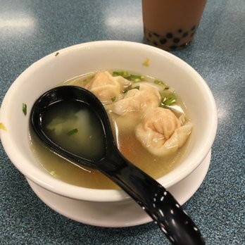 Charlie's Bakery - Trying their shrimp wonton soup. Very good! It has a little kick to it. Little spicy, but goldielocks spicy! - Bakeries Near Me - Anchorage, Alaska