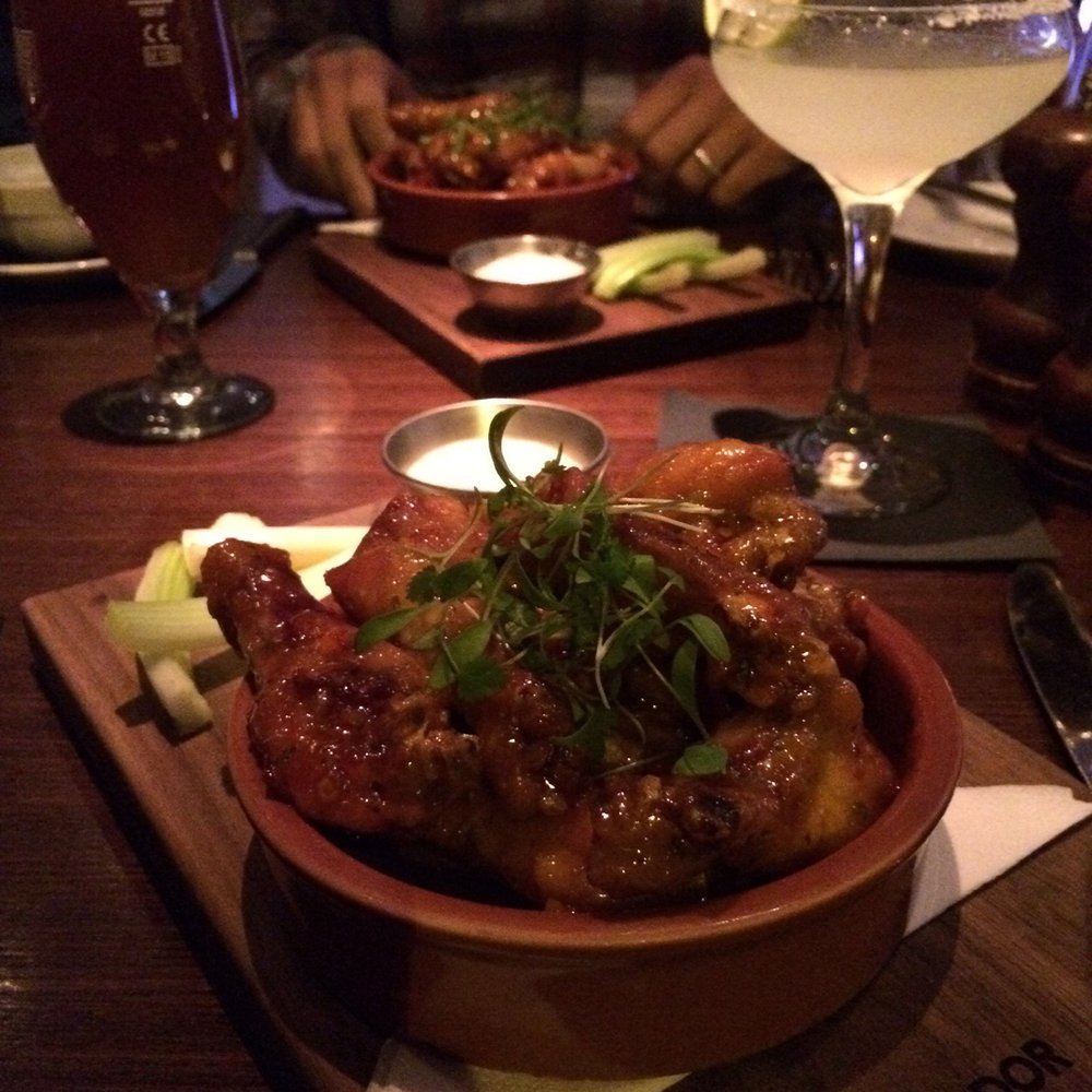 Asador - Wings with a side of Margarita :) Both fantastic. - Steakhouses Near Me - Ballsbridge, D