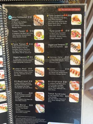 Menu photo 2 Sapporo Sushi San Marcos, CA Menu photo 2 Sapporo Sushi San Marcos, CA