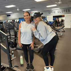 Epic Health & Fitness Weeki Wachee - Member celebrating results at Epic Health & Fitness Weeki Wachee.