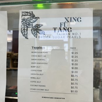 Xing Fu Tang - Toppings - Bubble Tea Near Me - Edmonton, Alberta Xing Fu Tang - Toppings - Bubble Tea Near Me - Edmonton, Alberta