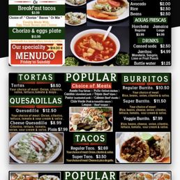 Menu Menu