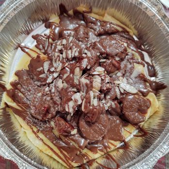 Tea Magic - Banana & Strawberry Nutella Crepe - Bubble Tea Near Me - Williston Park, New York
