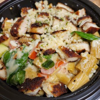 Noodles and Company - Zucchini pasta with parmesan crusted chicken - Noodles Near Me - Laurel, Maryland