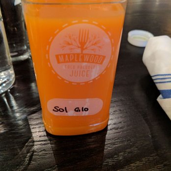 Maplewood Kitchen and Bar - Fresh squeezed juices I had the Sol... Ginger carrot and more! Yum!!! - Breakfast & Brunch Near Me - Cincinnati, Ohio Maplewood Kitchen and Bar - Fresh squeezed juices I had the Sol... Ginger carrot and more! Yum!!! - Breakfast & Brunch Near Me - Cincinnati, Ohio