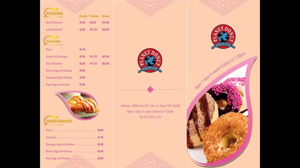 Menu photo 7 A’HA Donuts & More Pearl, MS