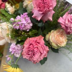 Belmont Flower Shop - Cheery arrangement sent to family member at McLean
