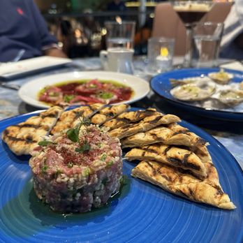 Nora Blu - Kibbeh Nayyeh (raw), oysters and hamachi crudo - Salad Near Me - Baltimore, Maryland Nora Blu - Kibbeh Nayyeh (raw), oysters and hamachi crudo - Salad Near Me - Baltimore, Maryland