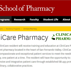 Clinicare Pharmacy - USC/Clinicare PGY-1 Community-Based Residency Program