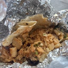 what's left of my Super Burrito (Pollo) what's left of my Super Burrito (Pollo)