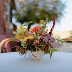 Peaches and Poppies Floral - Vibrant colors all over the place