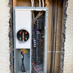 SET Electric - Panel upgrade in progress