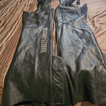 UpTown Thrift Store - Harley riding chaps.$135. Never worn - Thrift Stores Near Me - Taos, New Mexico