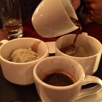 Bar Lucca - Affogato Doppio - Fresh brewed espresso over your choice of gelato. Sounded strange with my choice (pistachio) but SOOO good! - Italian Near Me - Conshohocken, Pennsylvania Bar Lucca - Affogato Doppio - Fresh brewed espresso over your choice of gelato. Sounded strange with my choice (pistachio) but SOOO good! - Italian Near Me - Conshohocken, Pennsylvania