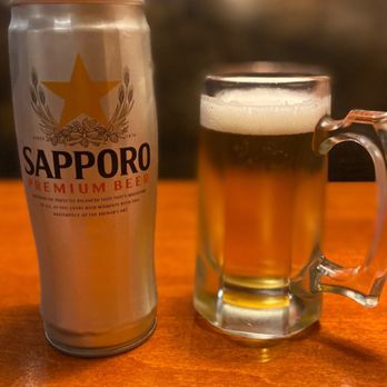 Sushi Jin - It's not an excursion to a Japanese restaurant without a Sapporo. ;) - Japanese Near Me - Silver Spring, Maryland
