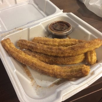 Johnny Tequila's - The churros I finally received. - Mexican Near Me - Roselle, New Jersey