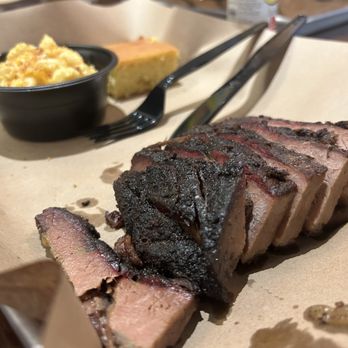 Mission BBQ - Lean Brisket with Mac'n'Cheese - Barbeque Near Me - Nashville, Tennessee Mission BBQ - Lean Brisket with Mac'n'Cheese - Barbeque Near Me - Nashville, Tennessee