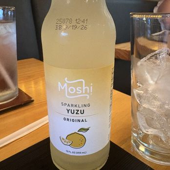 Mensho - Yuzu sparkling drink - Noodles Near Me - Houston, Texas