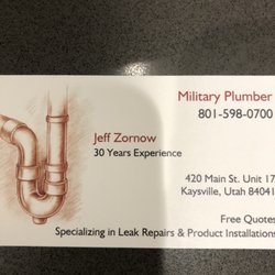 Military Plumber